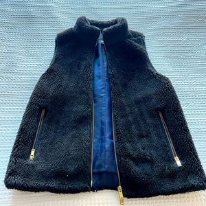 Jcrew fur vest great condition